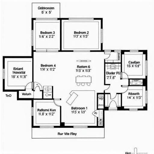 Detailed barndominium floor plans featuring 5 bedrooms, ideal for spacious living and family comfort.