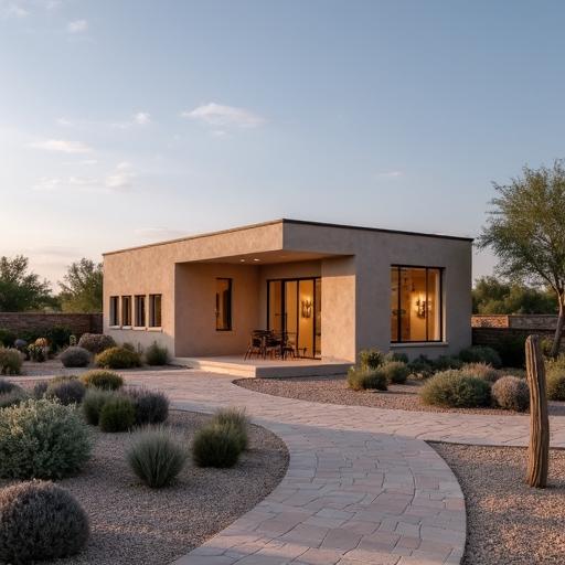 A modern barn-style home showcasing rustic architecture and spacious living areas